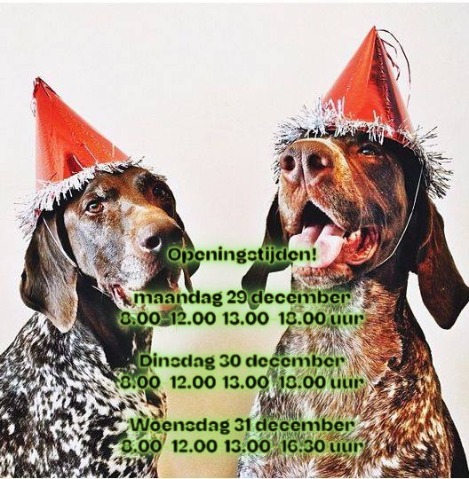 Donderdag 1 januari, nieuwjaarsdag zijn wij gesloten I Agra Totaal